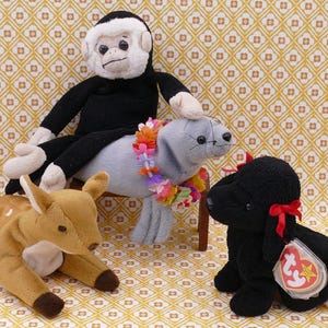 Vintage Bean Bag Plushies Beanie Babies Pick and Choose Option