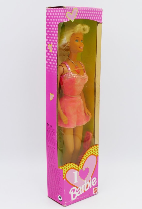 1997 Barbie Mattel Jewelery box mini storage drawers Pink Collectible