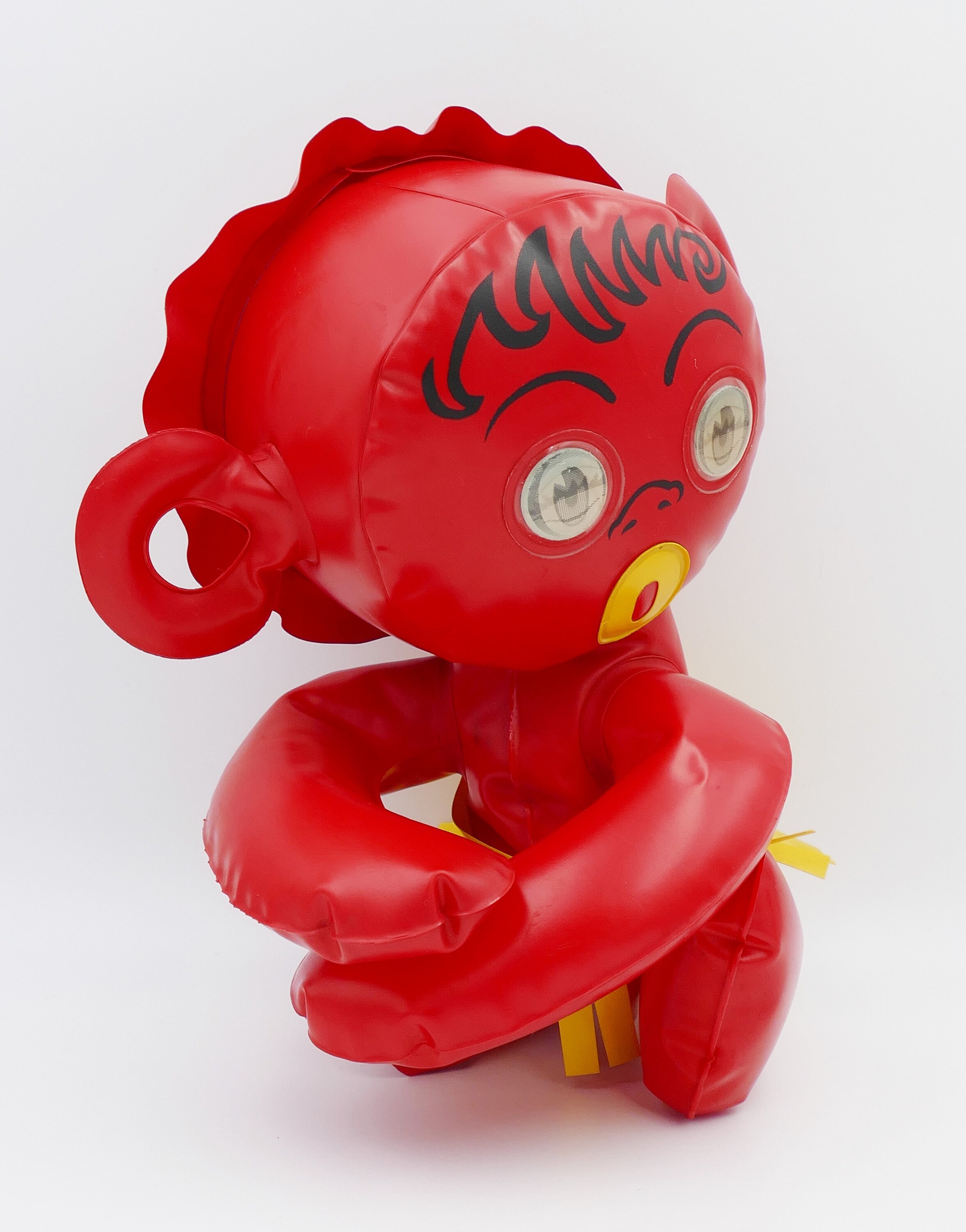 Vintage 1950's Japan RARE RED Winky Blinky Takara Dakko-chan
