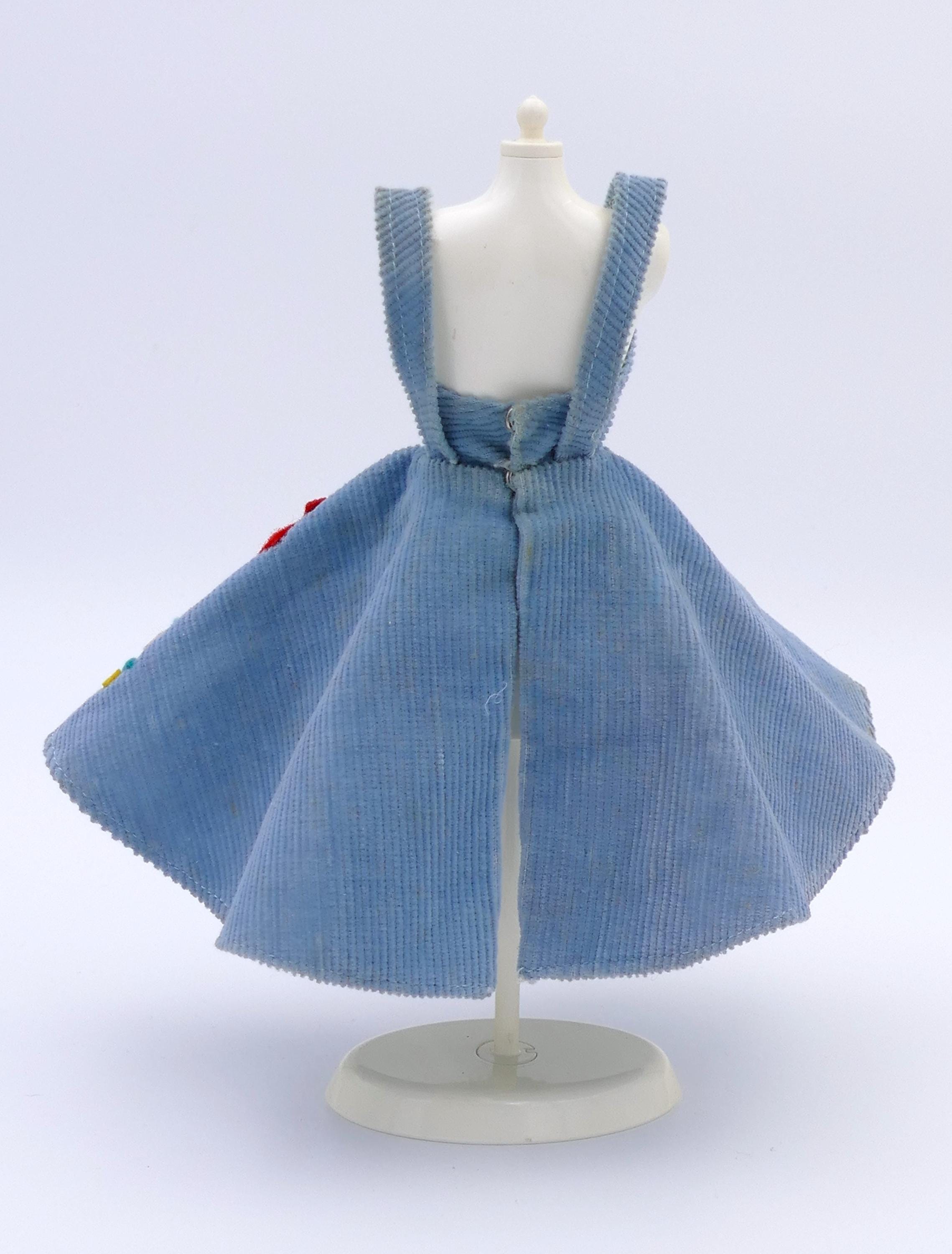 1963 Original Barbie Clothing Friday Night Date #979 Powder Blue