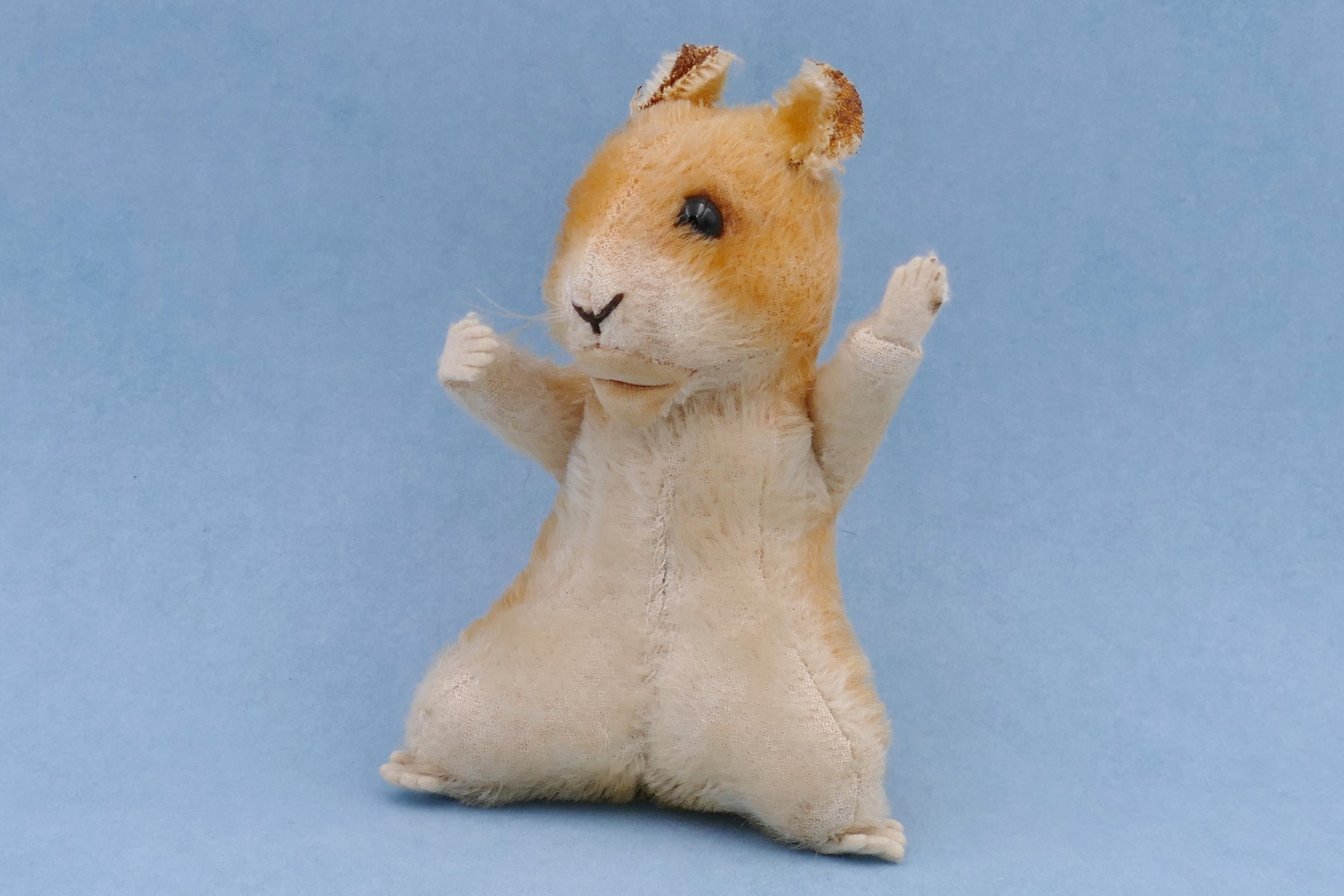 1950 s Steiff Mohair Goldy Hamster Figurine Collectible Soft Toy
