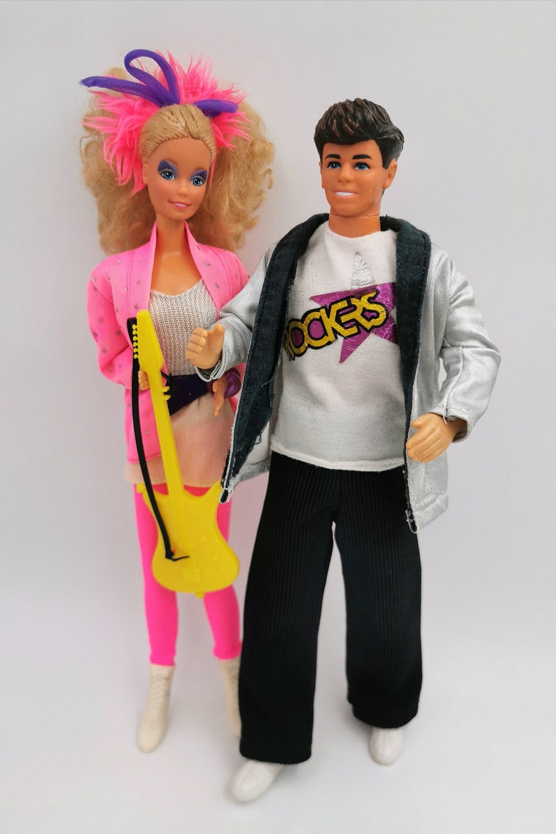 1986 Barbie & The Rockers Barbie Derek Fashion Doll Mattel | Etsy