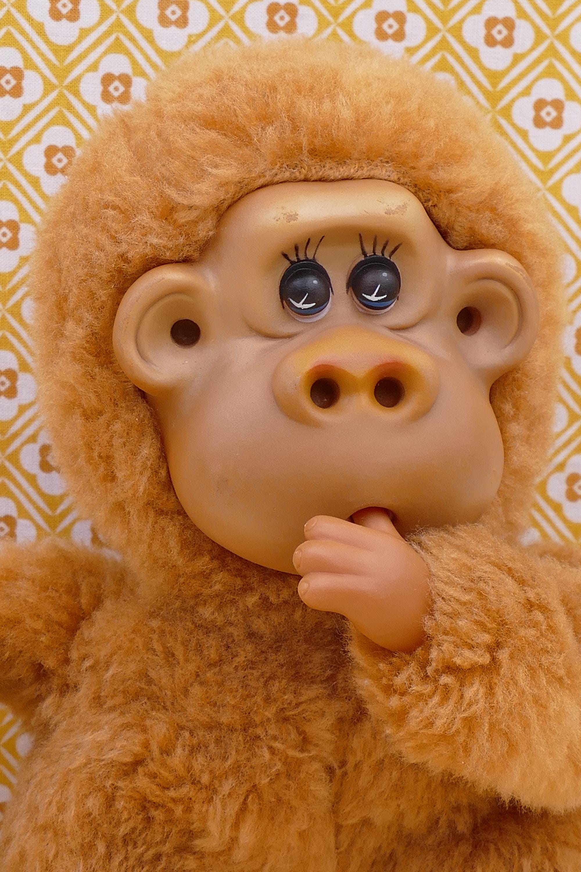 1980's Vintage Rutherford III Thumb-sucking Ape Monkey Soft Toy - Etsy