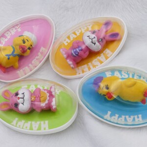 vintage Amis de Pâques Personnage de Pâques Oeuf Jouets de Pâques Décorations Ornements Décoration de printemps