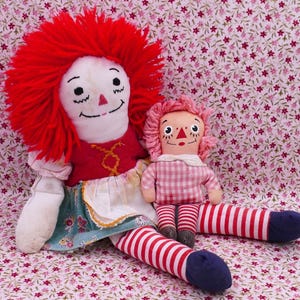 Vintage 1970s Raggedy Ann Doll Rag Doll