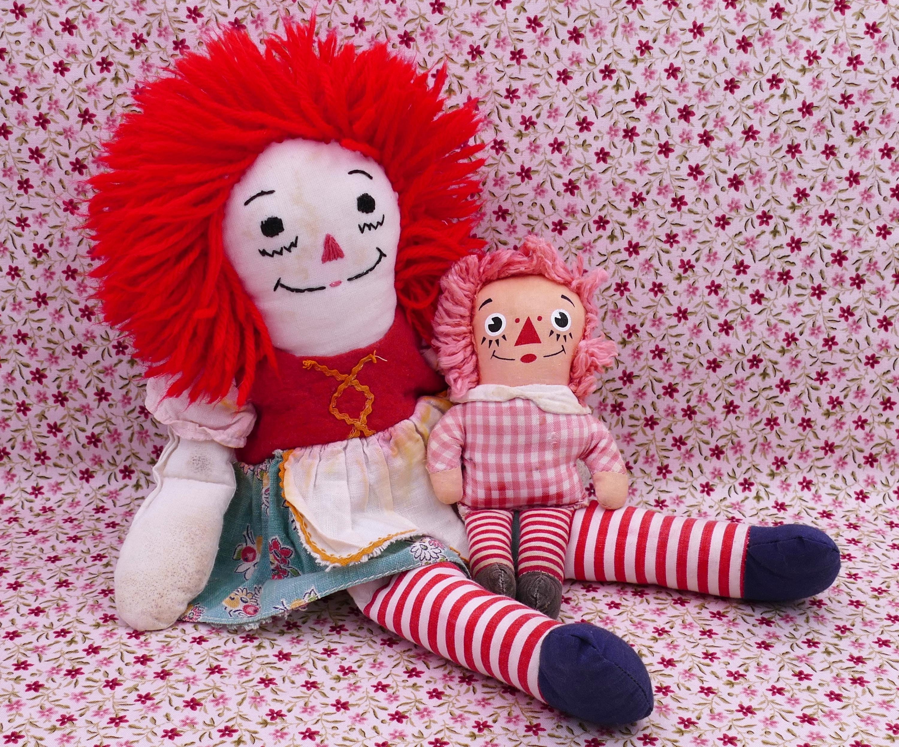 Vintage 1970s Raggedy Ann Doll Rag Doll - Etsy
