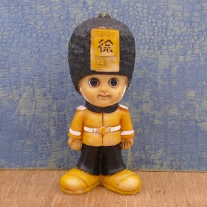 Vintage Rubber Pedestrian Crossing Guard Figurine Japan
