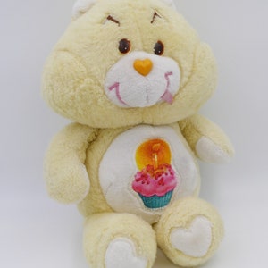 1983 Birthday Bear 12.5&quot; Care Bear Soft Toy Kenner American Greetings Corp AGC
