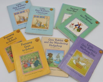 1970's 1980's Collins Colour Cubs Little Grey Rabbit Story Books Alison Uttley - Pick and choose option!