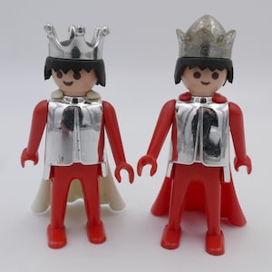 1974 Pair of Medieval Playmobil Figurines Geobra