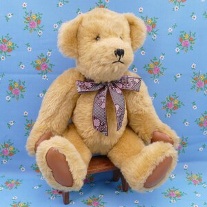 Vintage Plush Fully Jointed Teddy Bear Soft Toy