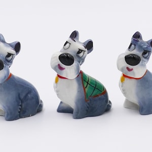 1950&#39;s Wade of England Hat Box Series Lady and the Tramp Jock Ceramic Ornaments - Pick and choose option!