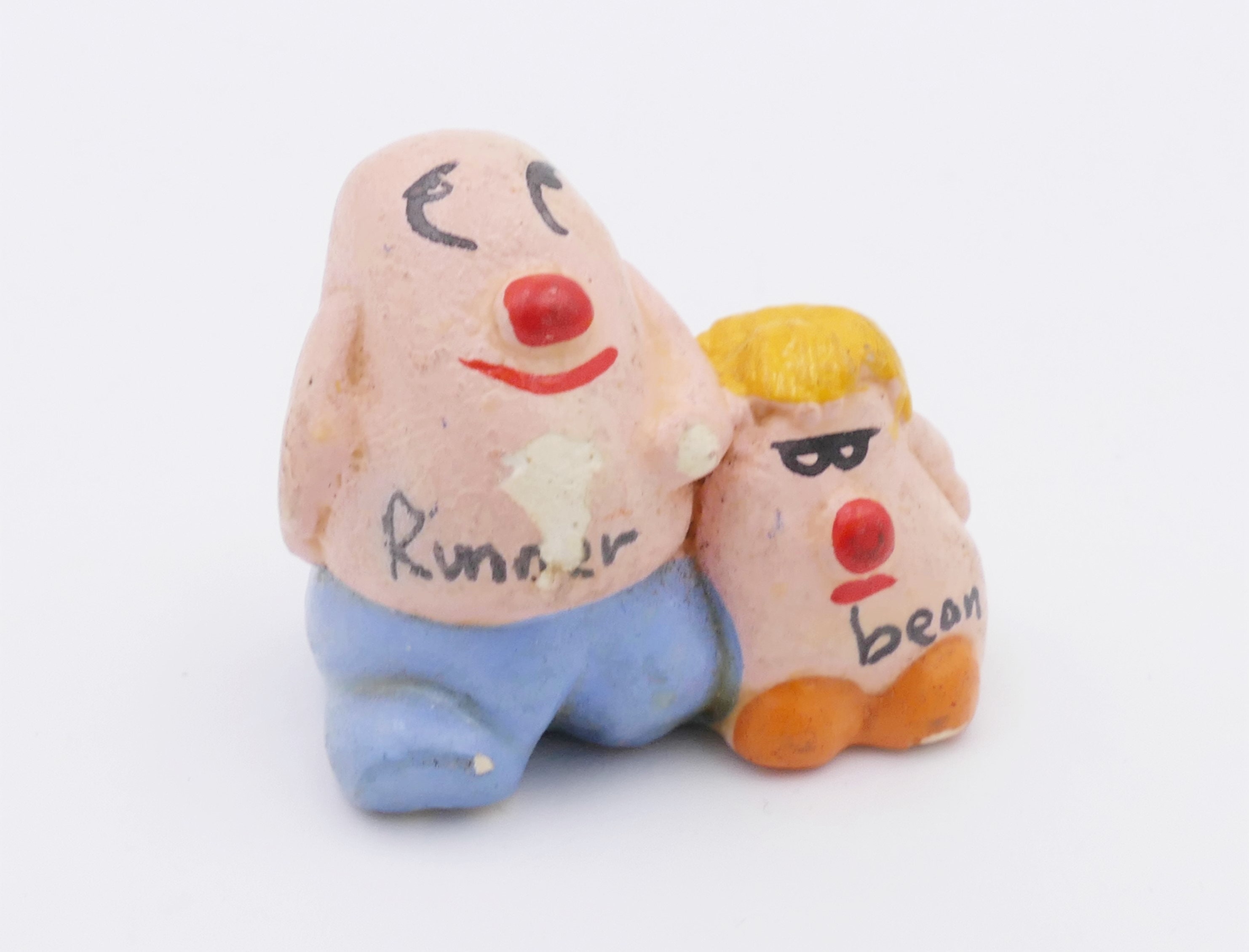 Vintage 1980's Miniature Human Bean Figurines - Etsy
