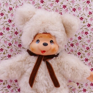 1979 Collectible Baby Toby Thumb-Sucking Bear Soft Toy Japan