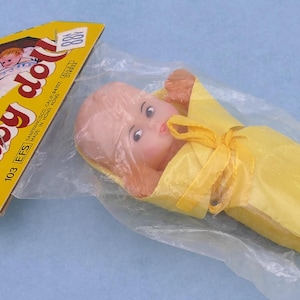 Vintage 1960&#39;s Little Angel Baby Doll Original Packaging Hong Kong