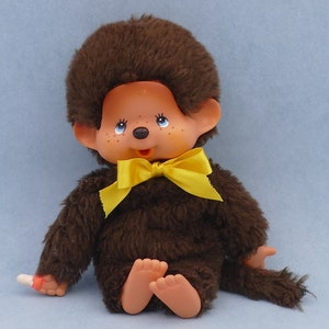 1974 Vintage Thumb Sucking Monchhichi Doll Soft Toy Sekiguchi Japan