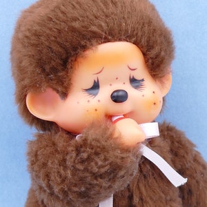 1970&#39;s Collectible Vintage Thumb Sucking Crying Monchhichi Clone Doll Soft Toy