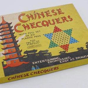 1960&#39;s Chinese Chequers Chinese Checkers Spear&#39;s Games England