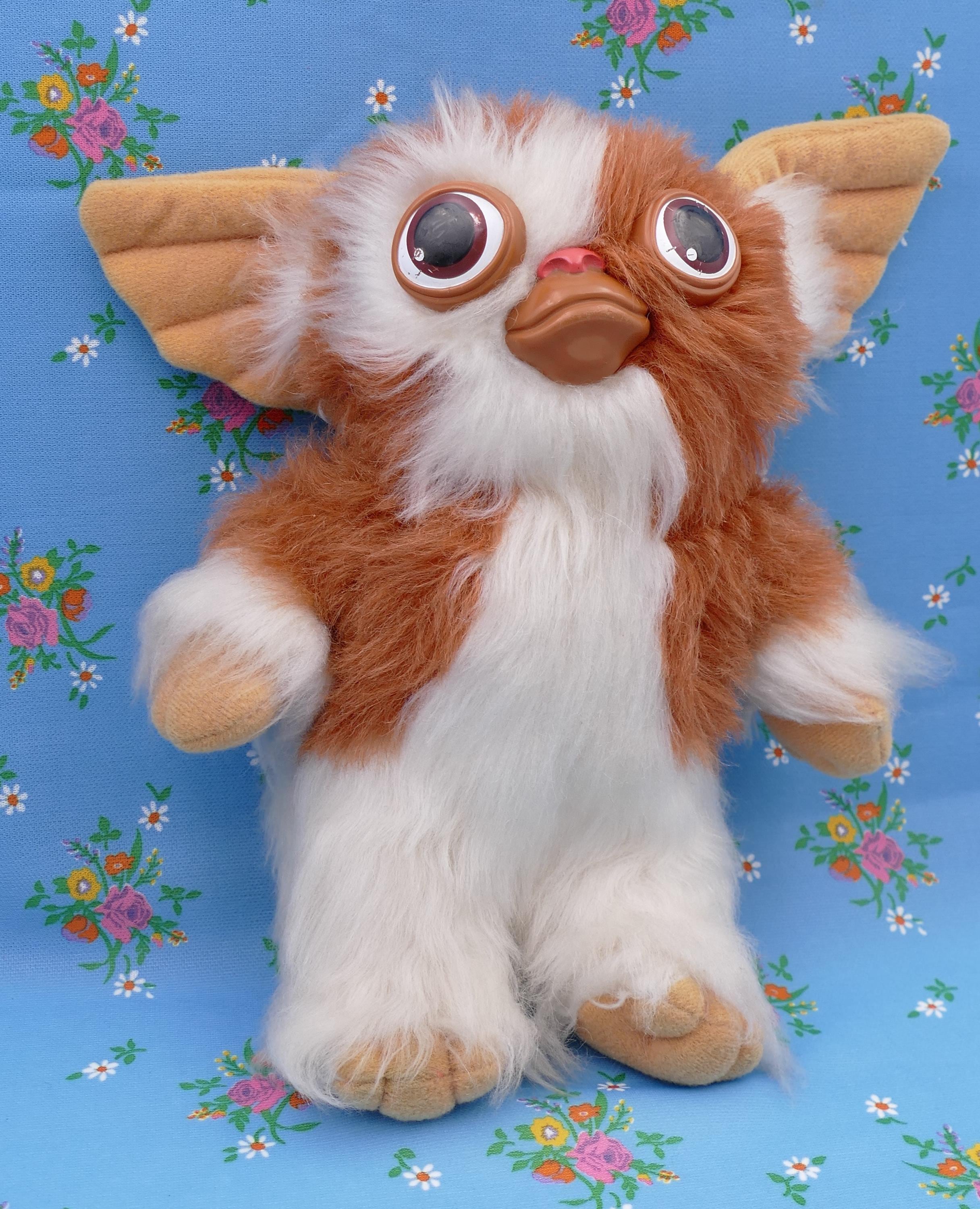 Gremlins Gizmo プッシュドール Vintage 1984 Hasbro Softies Gizmo Gremlin Squeaky Plush Soft