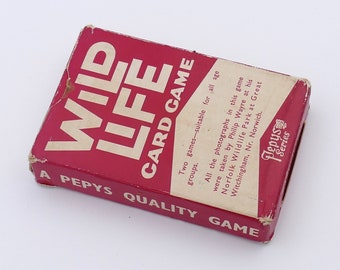 1940's Wild Life Card Game Pepys Series Complete