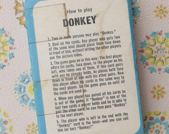 How to play donkey with cards 