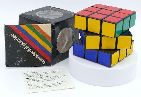 1980年代のヴィンテージ ワンダフルパズラー ルービックキューブ