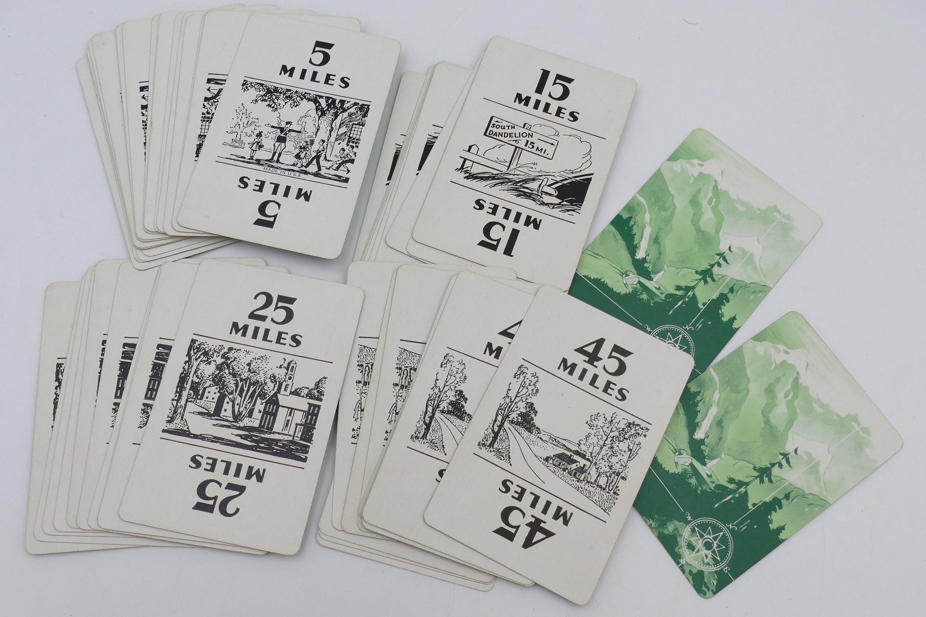Vintage 1950's the Famous Automobile Card Game Touring Improved ...