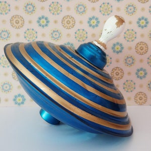 Tin Litho 1960&#39;s Spinning Top Toy