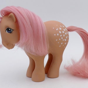 1982 G1 Cotton Candy My Little Pony Toy Figurine Hasbro Hong Kong