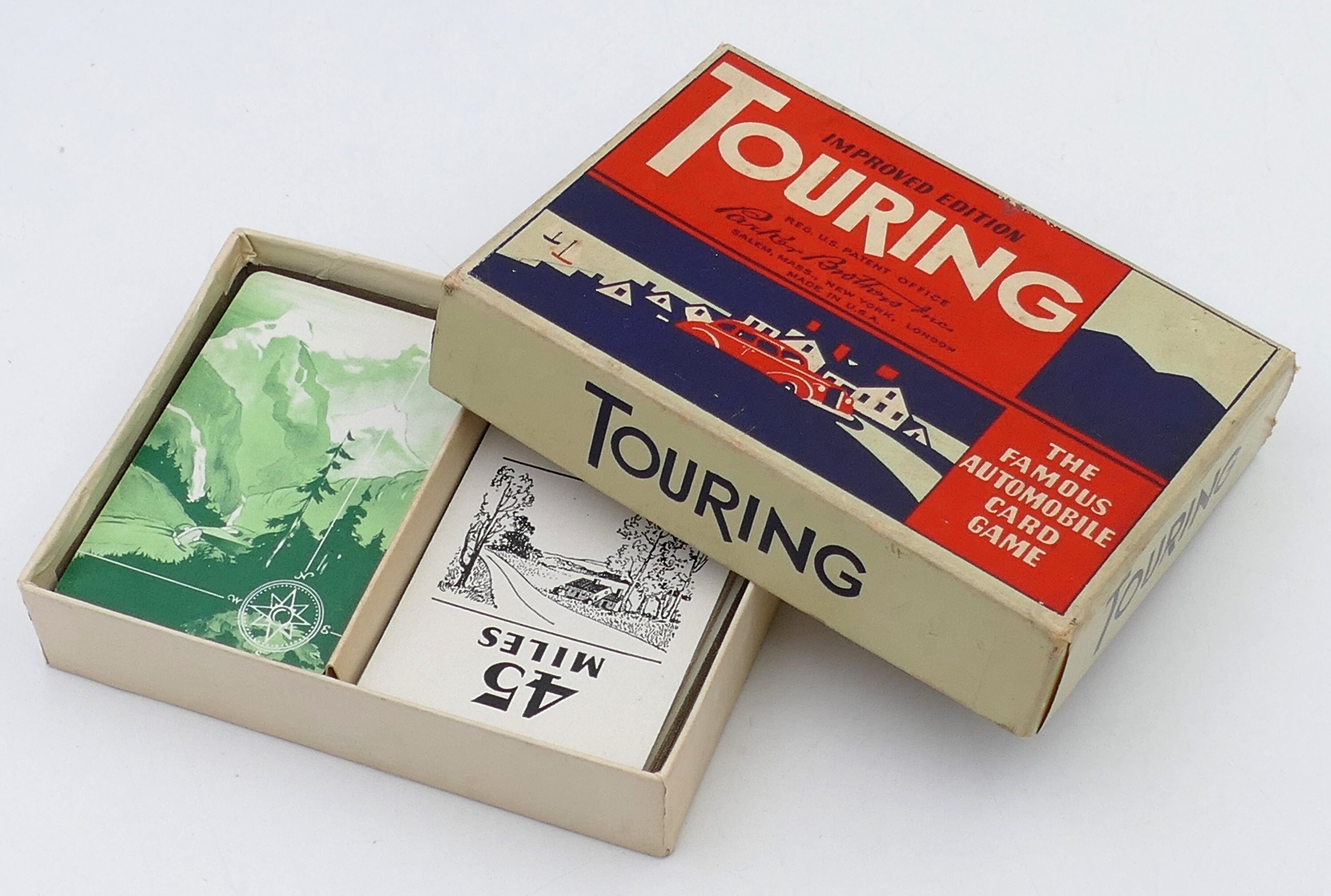 Vintage 1950's the Famous Automobile Card Game Touring Improved ...