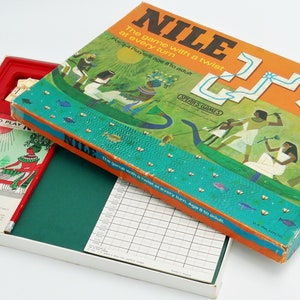 Vintage 1968 Nile The Game with a Twist at Every Turn Spear&#39;s Games England
