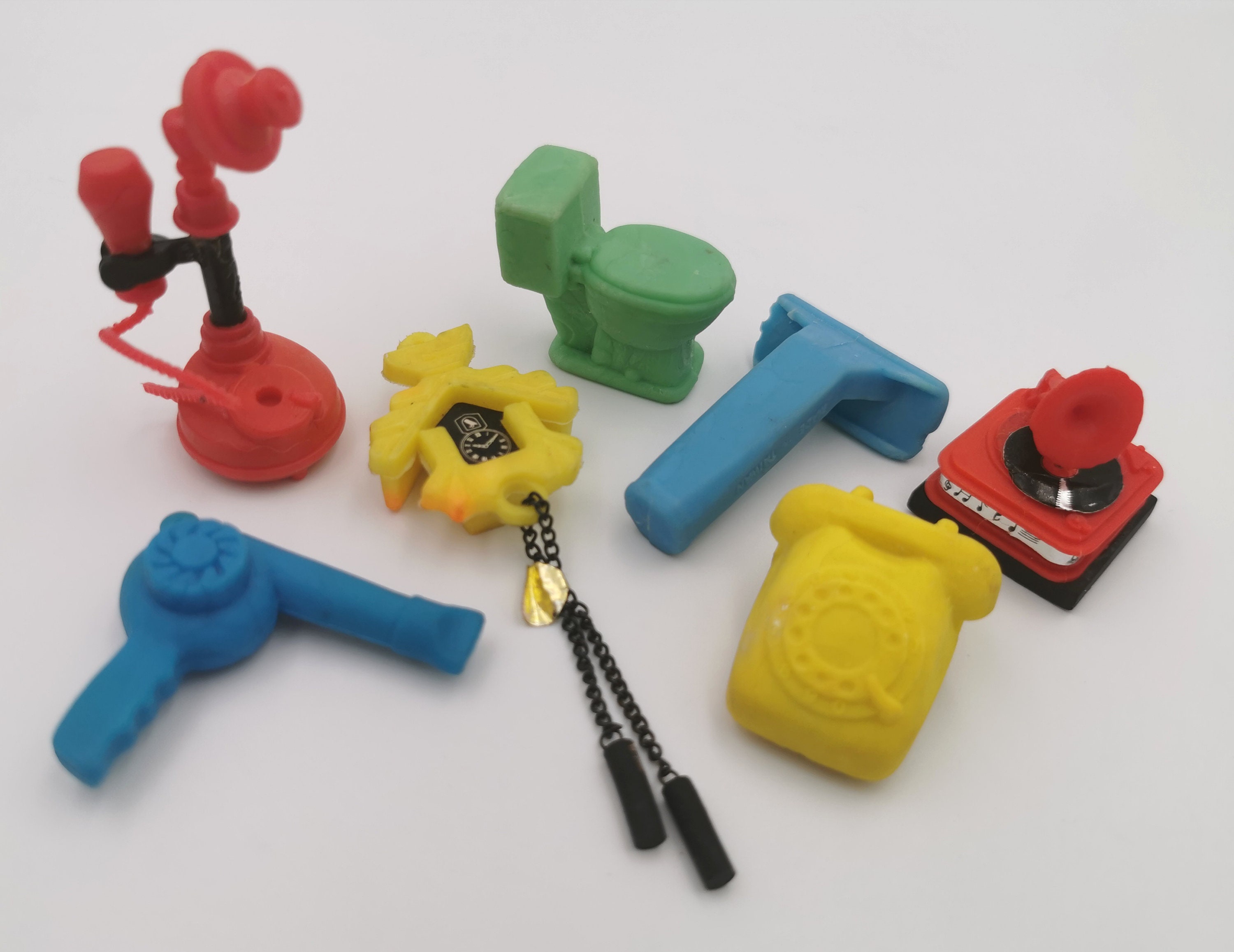 1980's Household Novelty Erasers pick and choose option Etsy