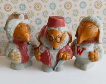 Vintage 1970's Wombles Rubber Figurines - Pick and Choose!