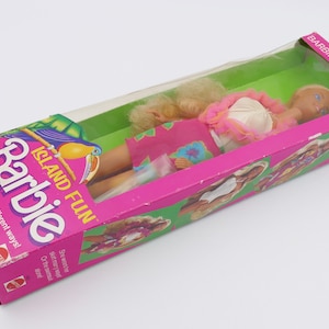1987 Mattel Island Fun Barbie Fashion Doll NRFB Original Packaging Box