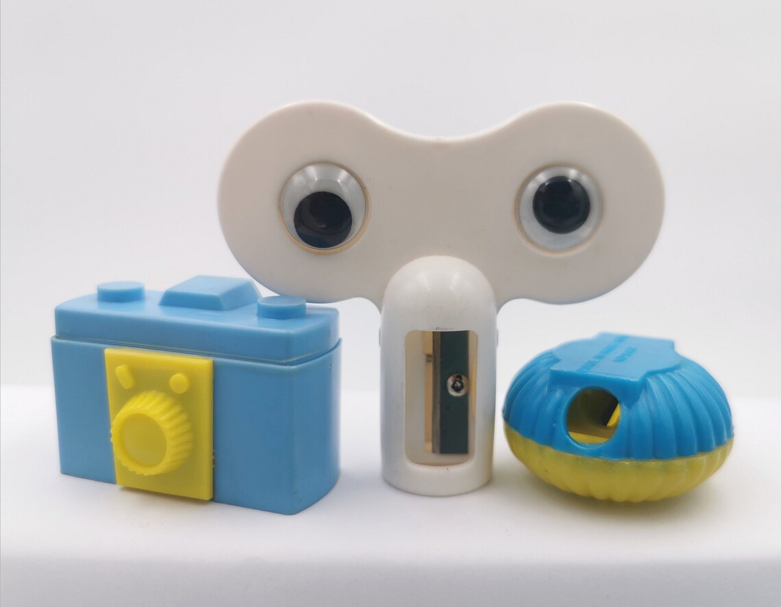 1980's Vintage Novelty Pencil Sharpeners Etsy