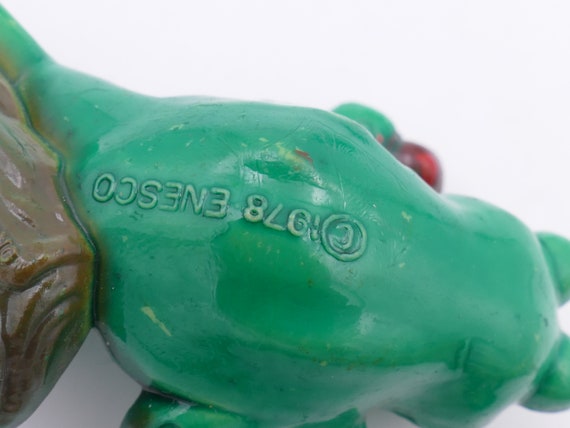 1978 Plastic Comical Toad Frog Musician Figurines Hong Kong