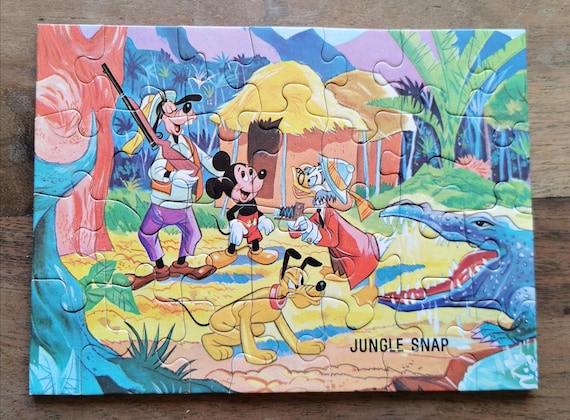 1960年代のヴィンテージウォルトディズニーパズルミッキーマウス