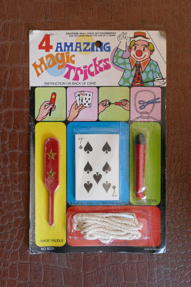 1960's Amazing Magic Tricks Hong Kong Original Packaging - Etsy