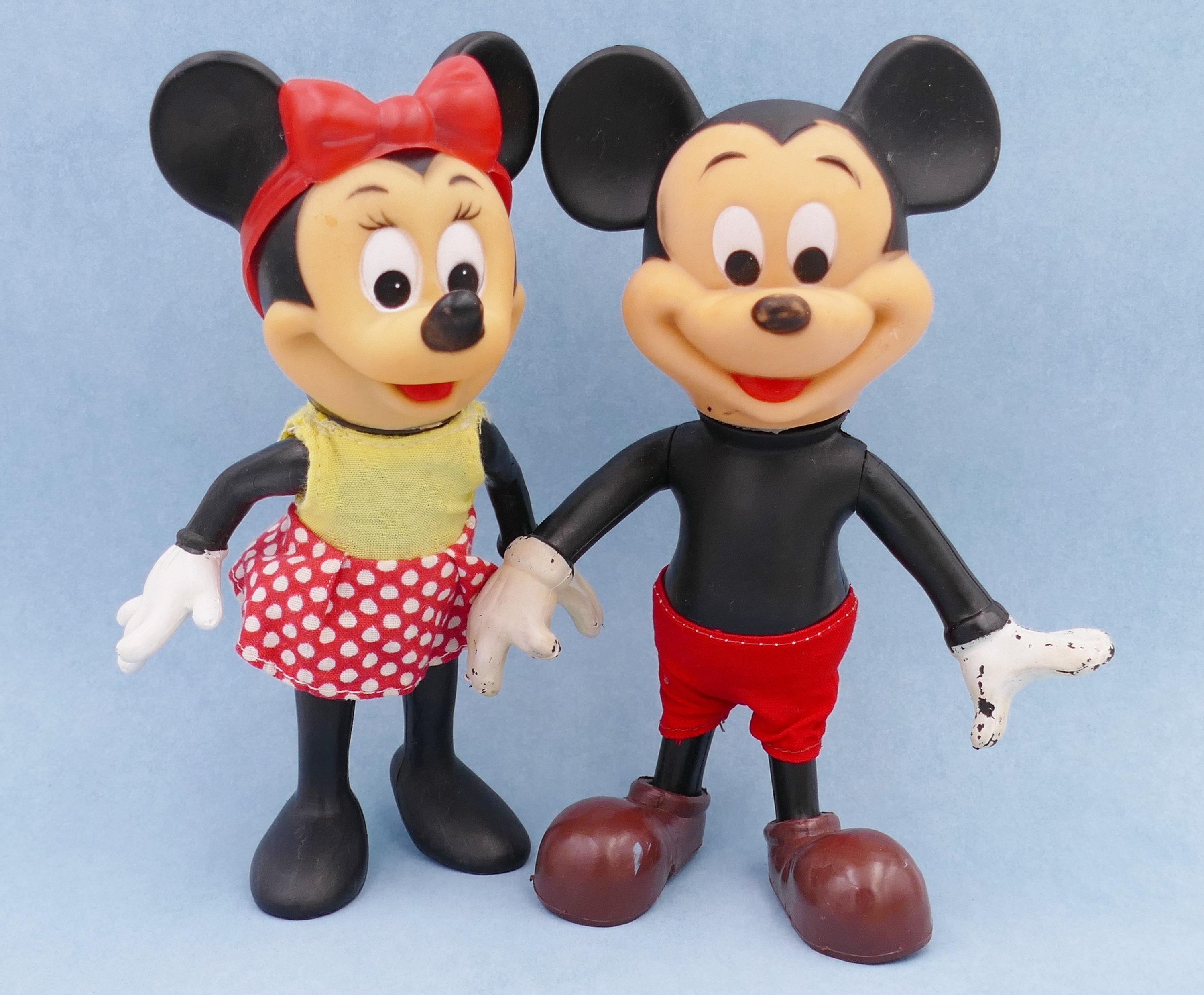 R Dakin Vintage Mickey And Minnie Dolls Sold At Auction: Vintage