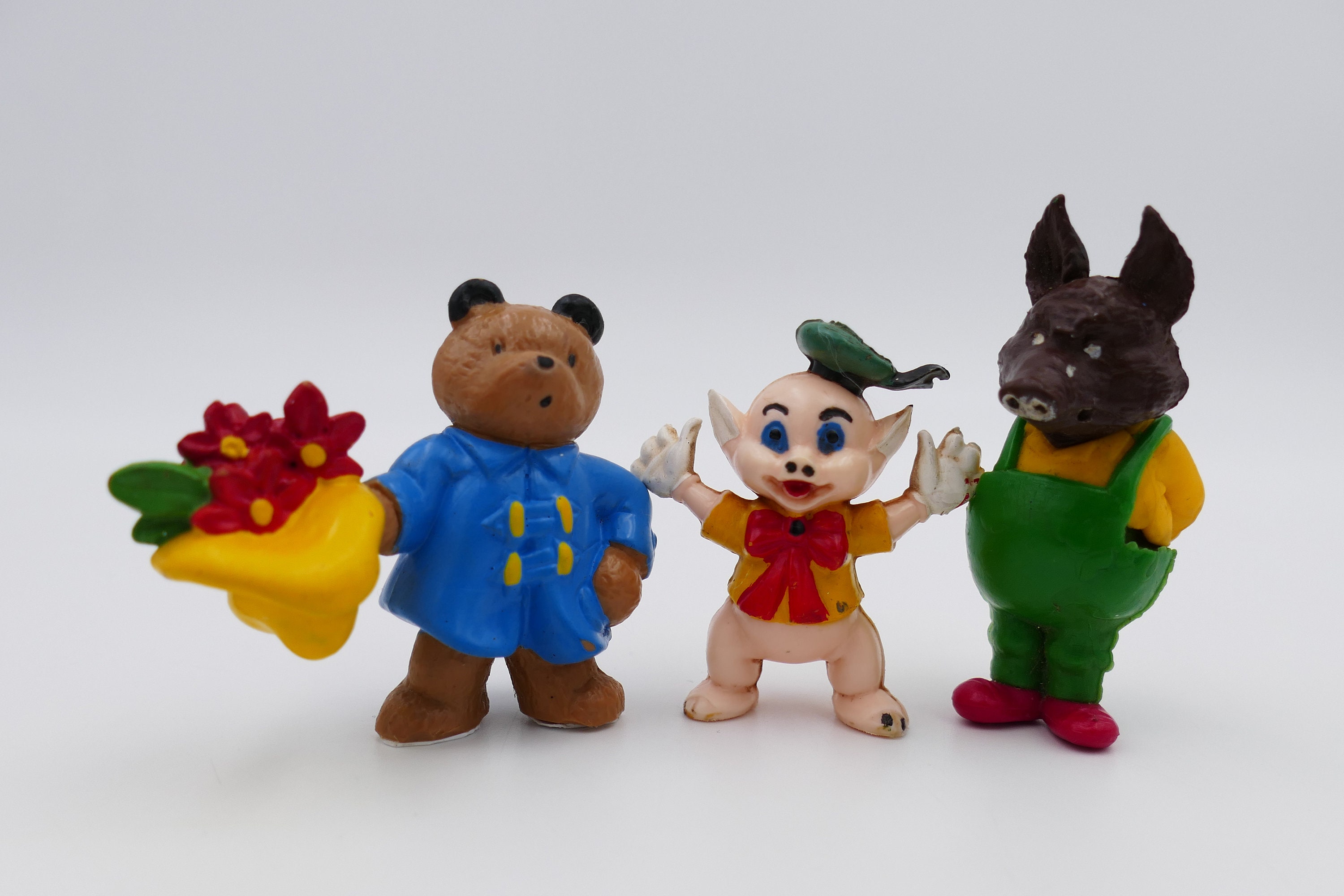 ヴィンテージ PVC キャラクター フィギュア 三匹の子豚 フィドラー 