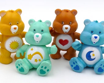 ケアベアフィギュア 高さ3インチ 可動式アーム、ハーモニーベア