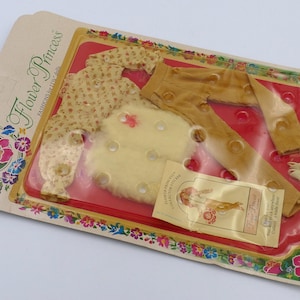 1982 Creata Flower Princess Fashion Doll Original Clothing #1125 Sealed Original Packaging