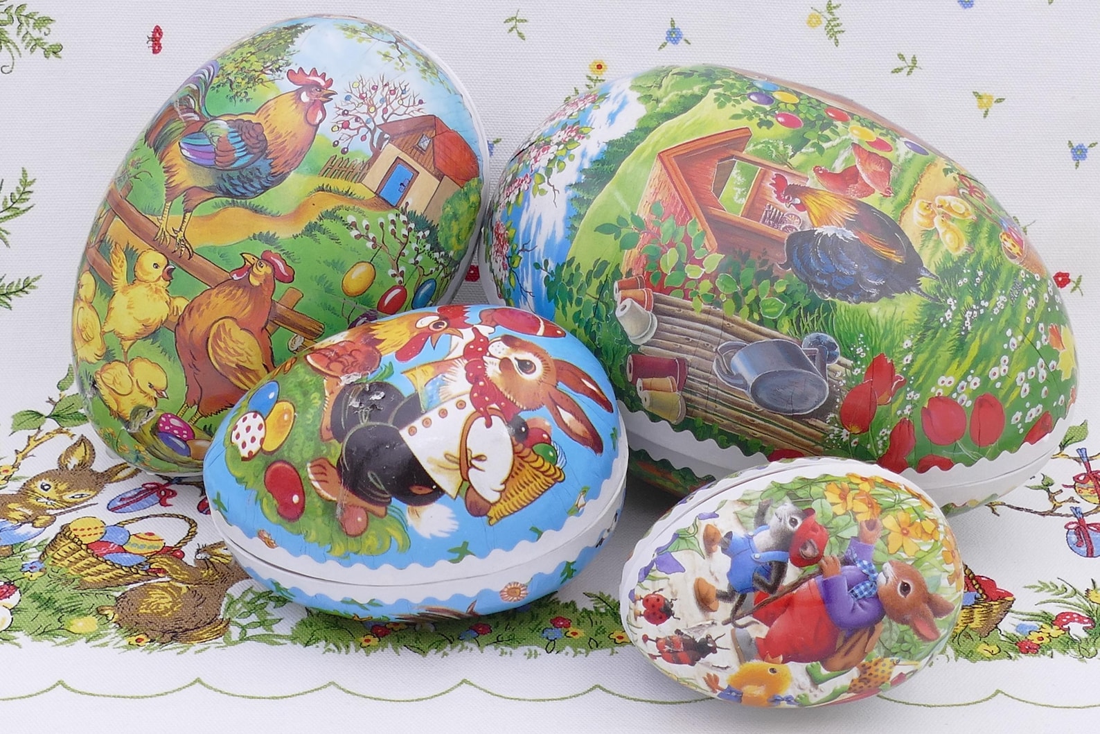 Vintage Made in Germany Paper Mâché Easter Eggs - pick and choose option