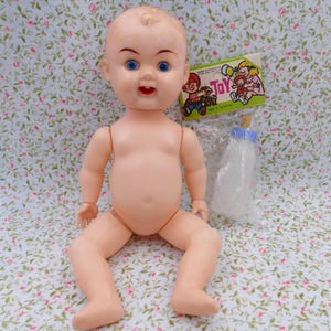 Bambola vintage anni &#39;50 OK Kader Baby Doll B3510 1/2 Hong Kong RARO