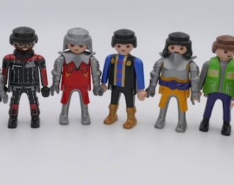 多彩なフィギュアと小物セット　geobra playmobile Vintage 1974 Playmobil Geobra Figures People Mixed Lot Of 6