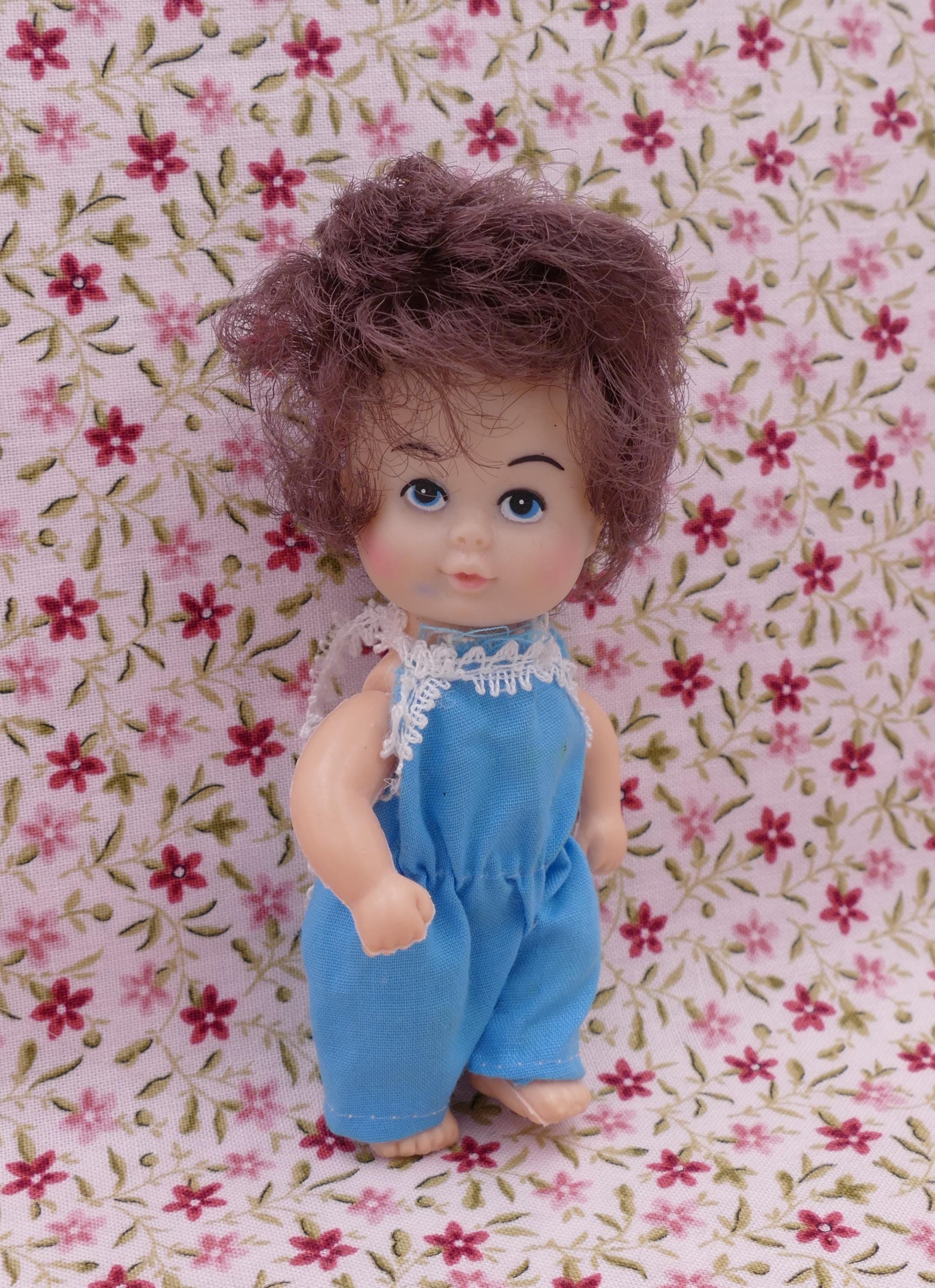 Ancienne Petite Poupée Mignonnette - Miniature 8cm - Collection