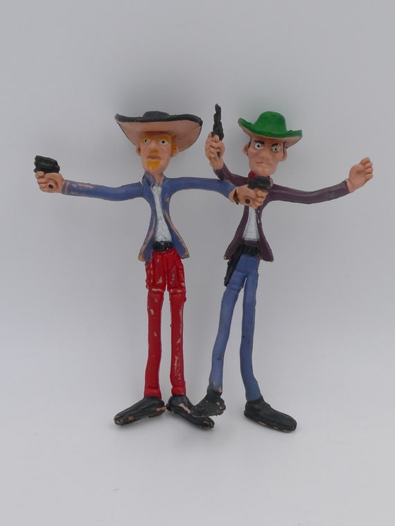 1970's Pair of Rubber Cowboy Bendy Figurines - Etsy