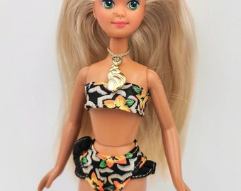 Vintage 1994 Mattel Tropical Splash Skipper Doll Original Clothes