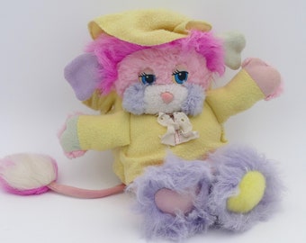 Popples Vintage – Pom Pom Popples Cheerleader – 28 Cm – Mattel 1987 – Occasion