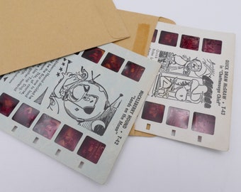 Tru-Vue Picture Story uit de jaren 1950 Snelle trekking McGraw & Huckleberry Hound-dia's